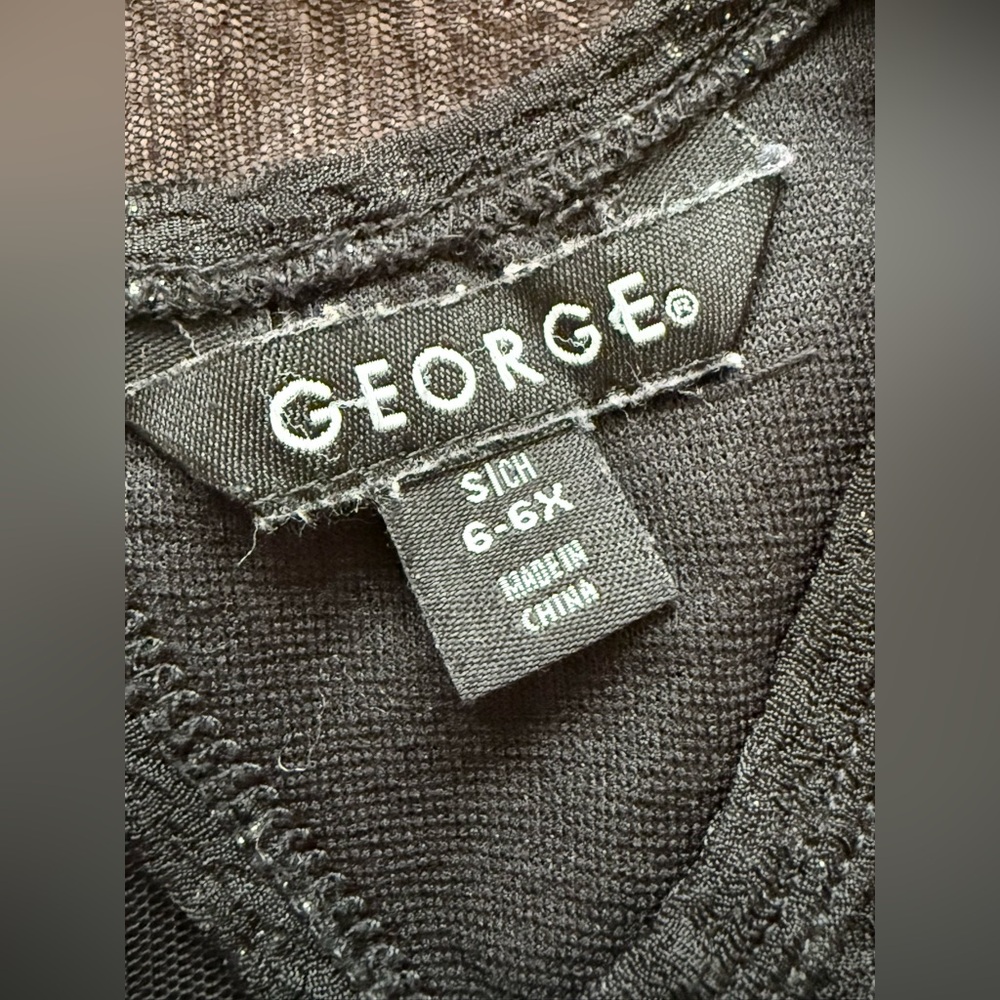 🖤 George Sparkly High-Low Tulle Dress — Girls Size 6–6X - Picture 3 of 3